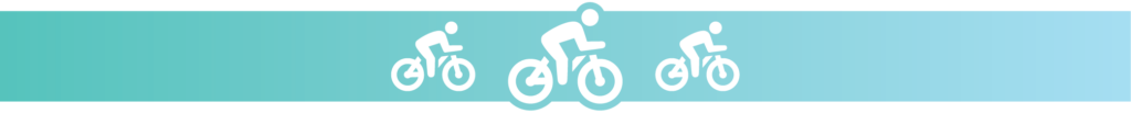 Divider image showing icons of bicyclists.
